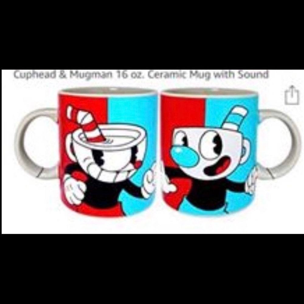 Cup head and Mugman TALKING mug